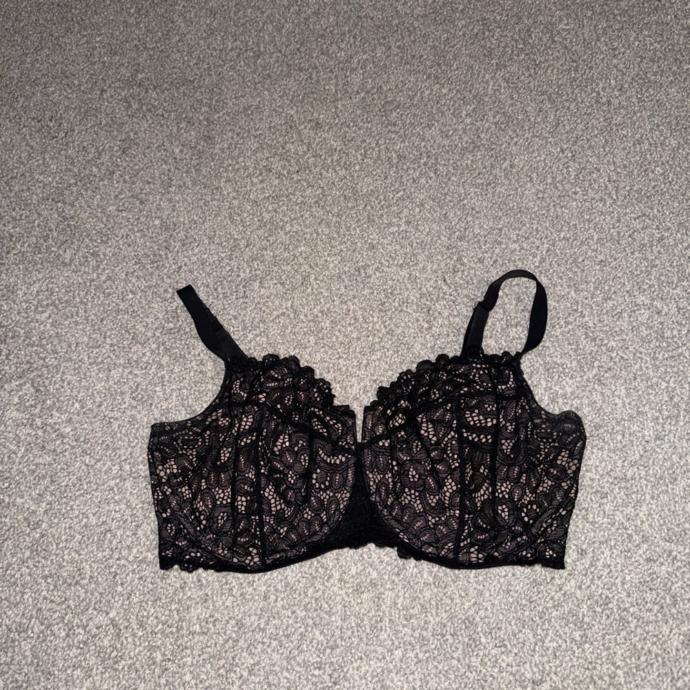 Soma Black Lace Underwire Bra
